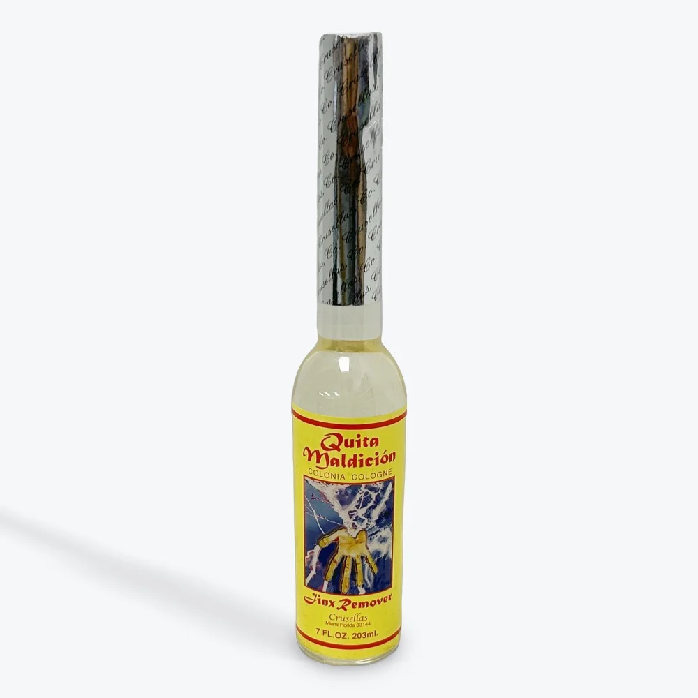 Quita Maldición Jinx Remover cologne bottle by Crusellas